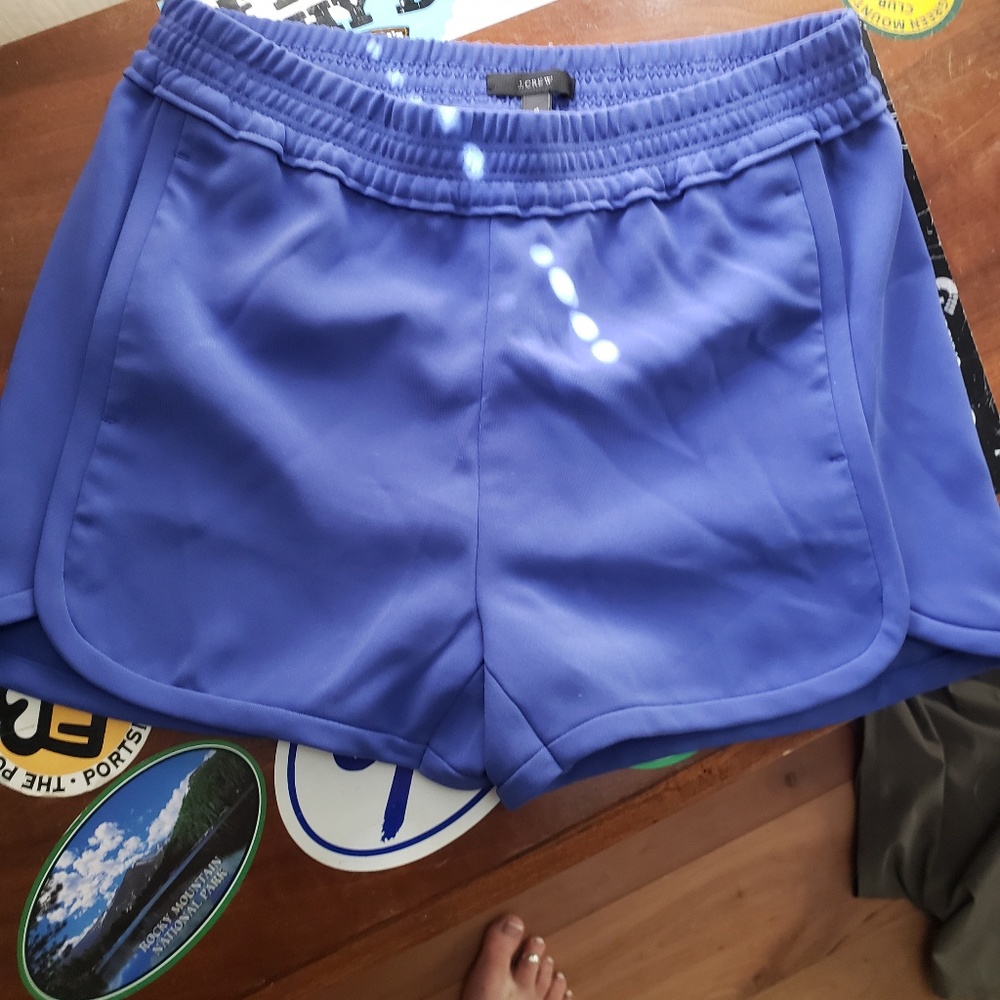 JCrew 100% polyester royal blue shorts.